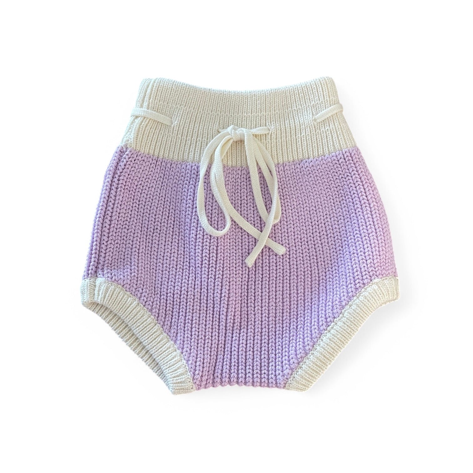 Knitted Bloomers (0-6 Months) - Violet Sky