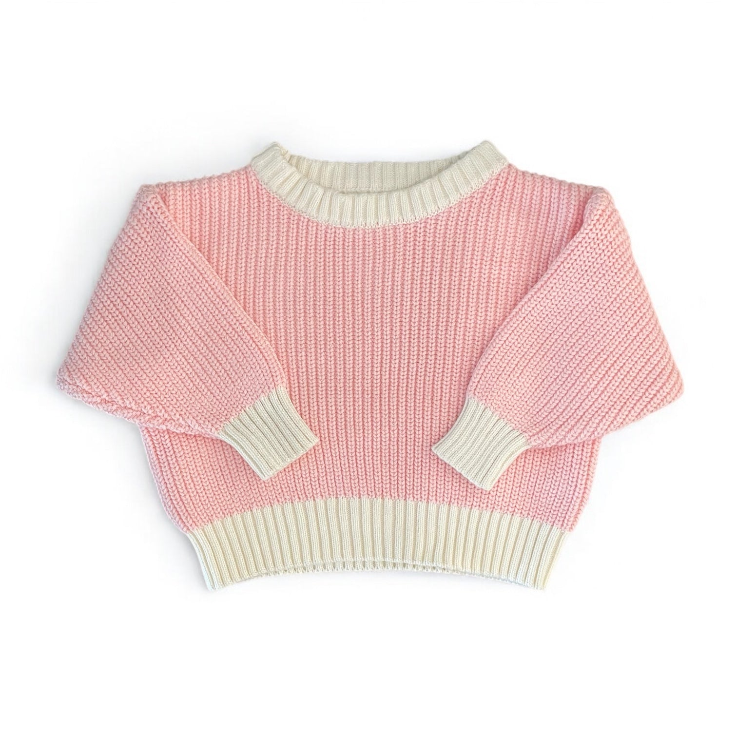 Knitted Jersey (0-6 Months) - Pink