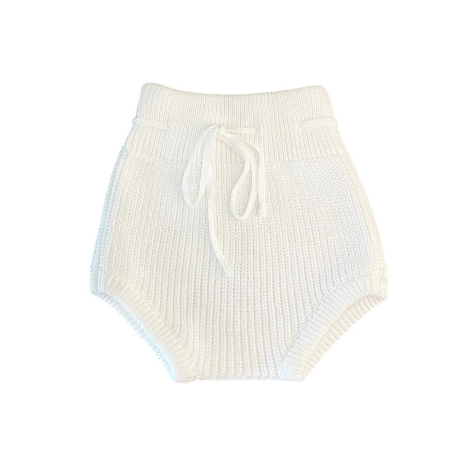 Knitted Bloomers (0-6 Months) - White