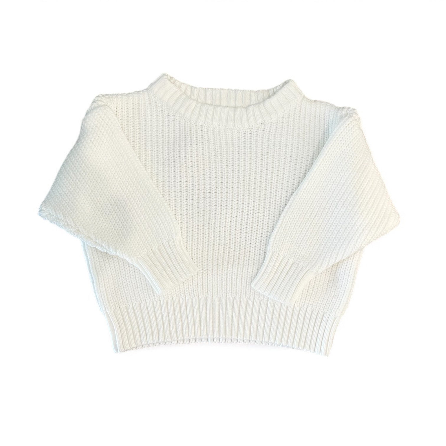 Knitted Jersey (0-6 Months) - White