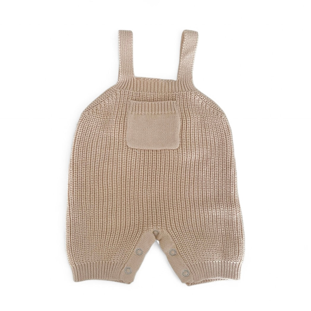 Knitted Dungaree -  Honey