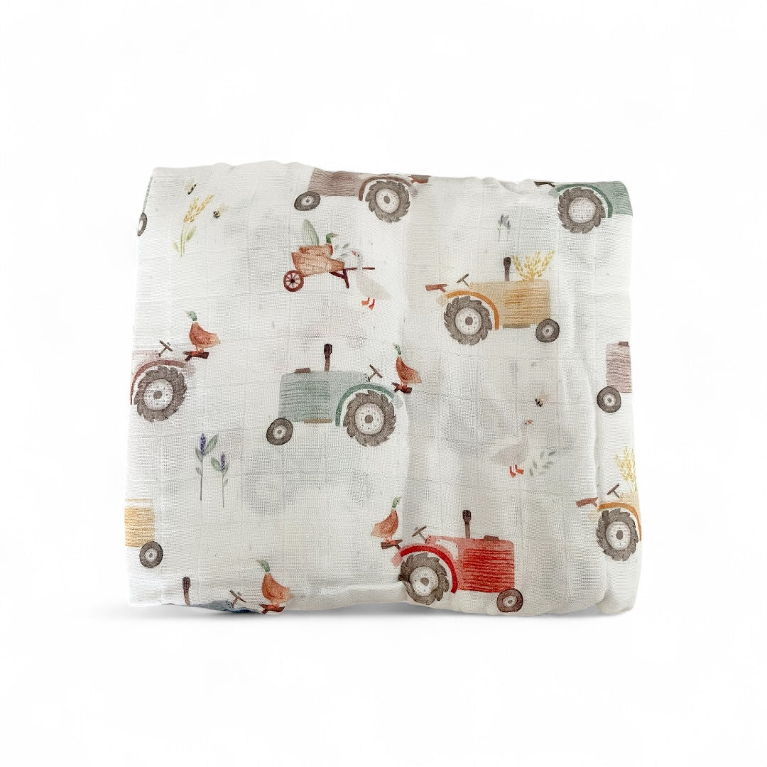 On The Farm - Bubbadue Baby Muslin