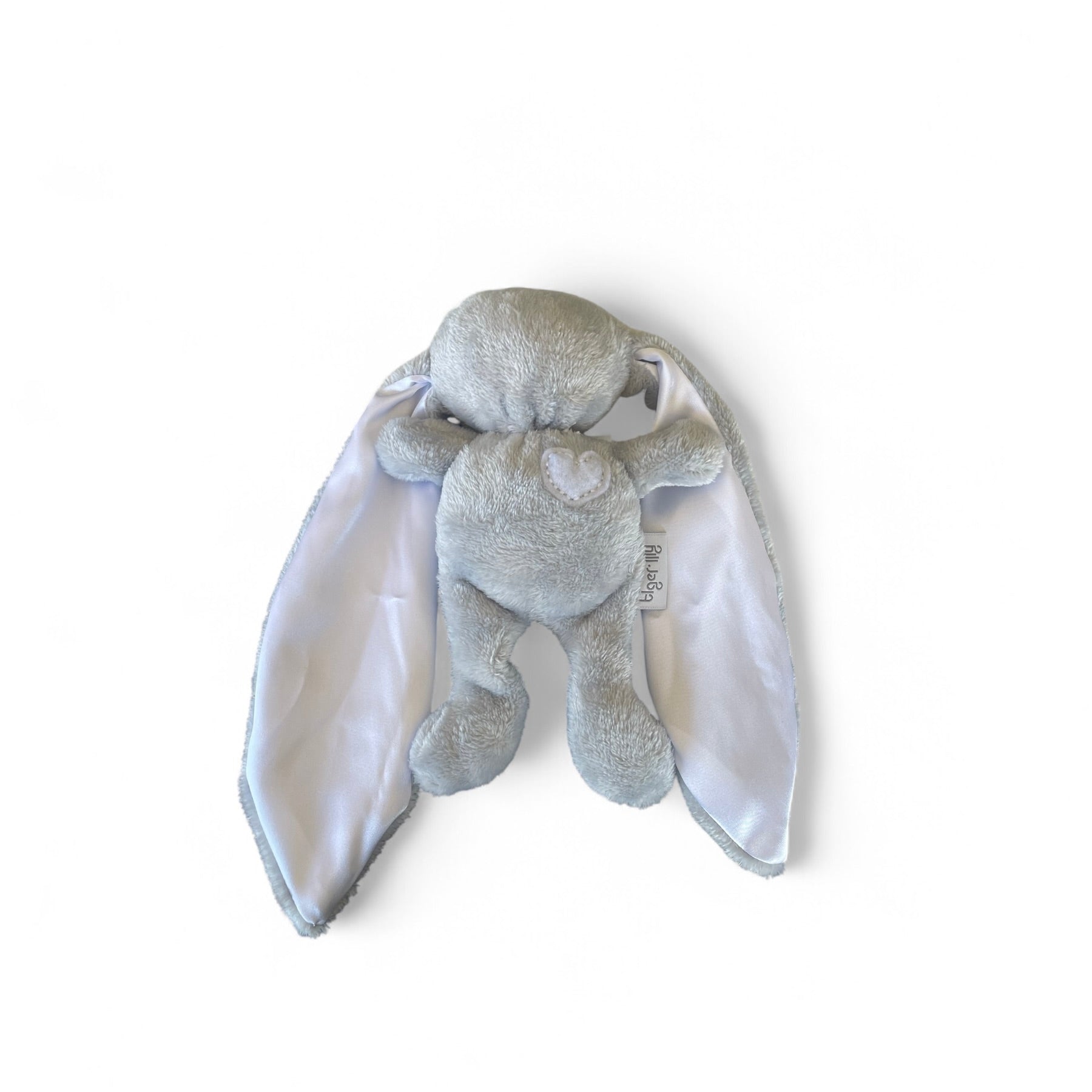 Cuddle Bunny Mini - Grey/White Ears - Bubbadue