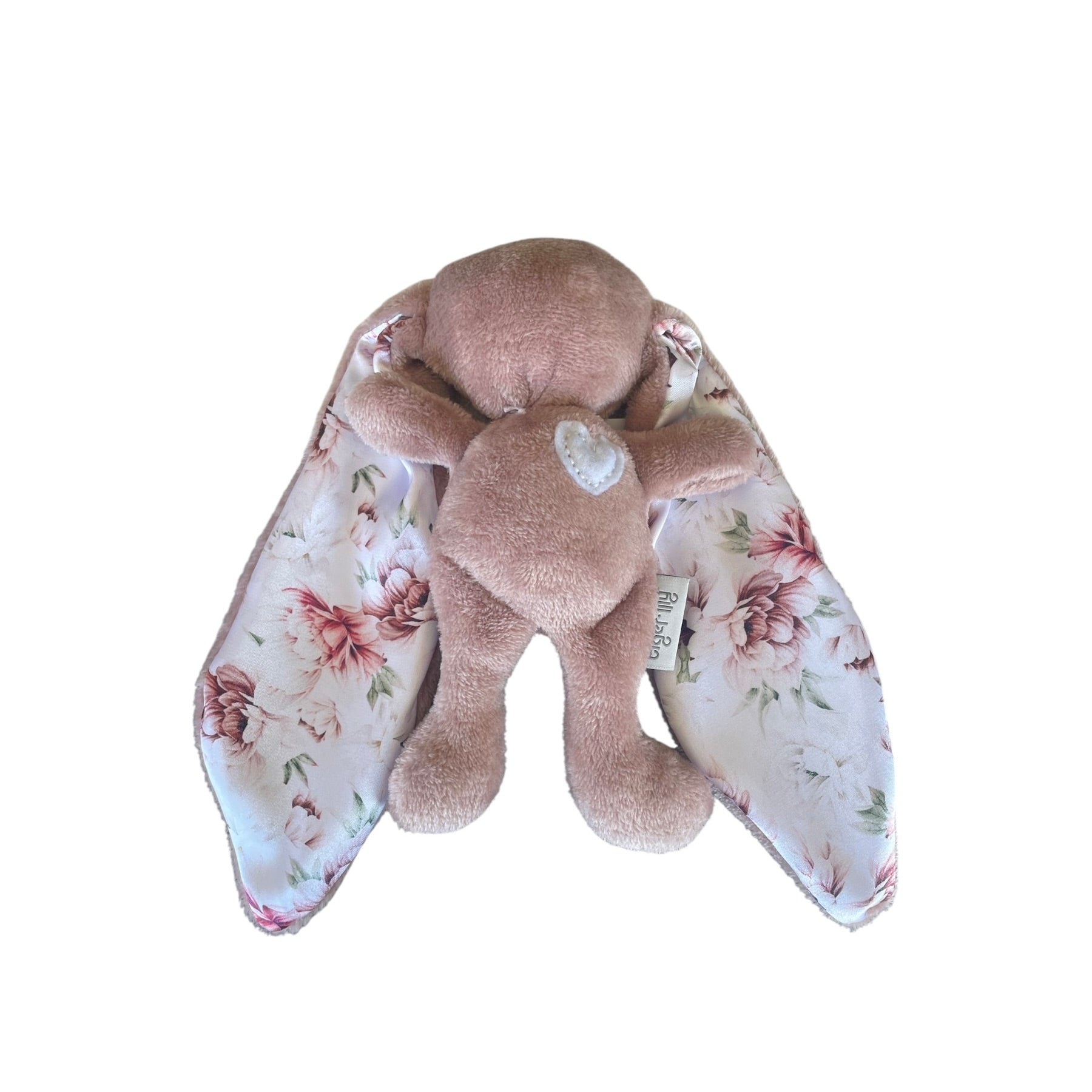 Cuddle Bunny Mini - Pink/Peonies Ears - Bubbadue