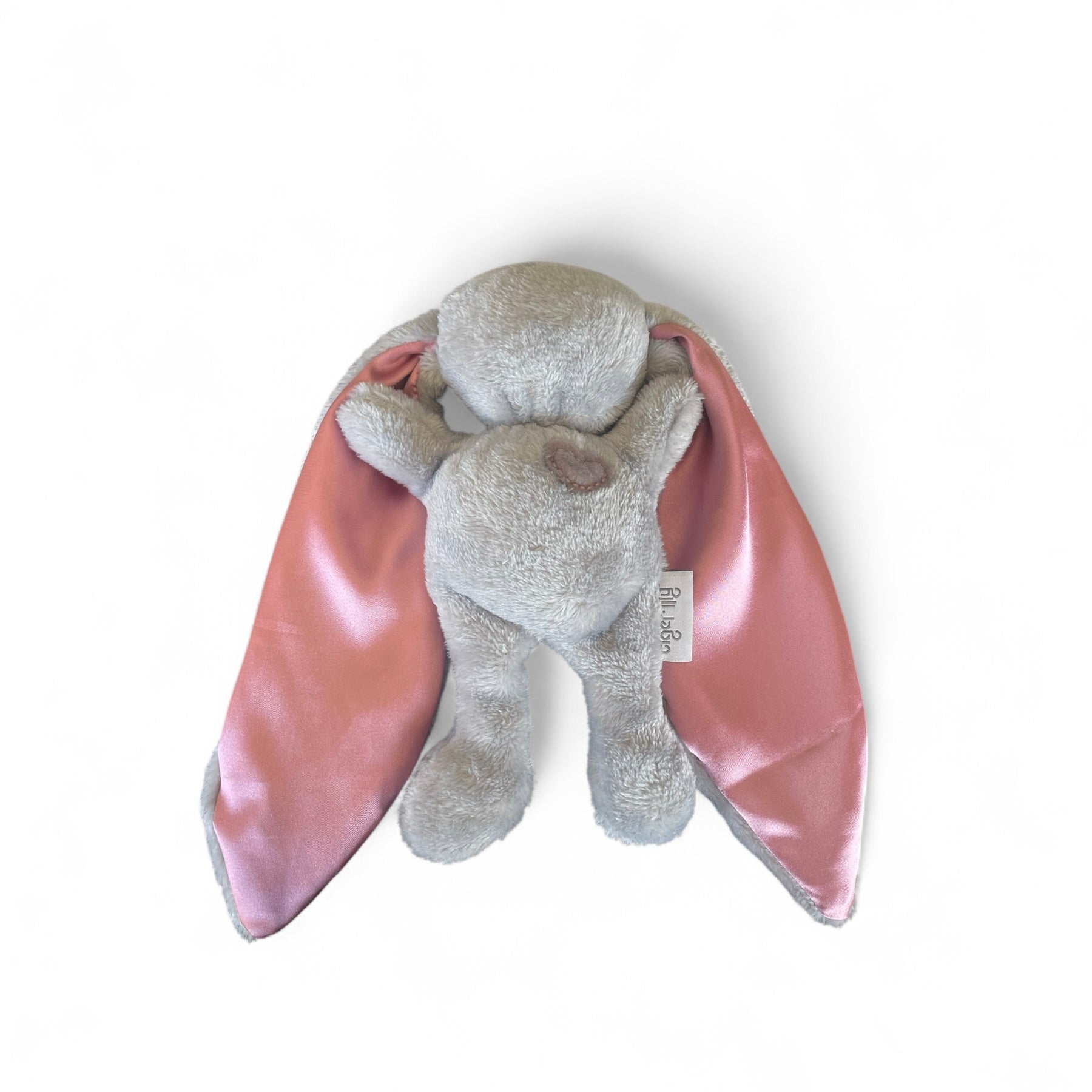 Cuddle Bunny Mini - Grey/Pink Ears - Bubbadue