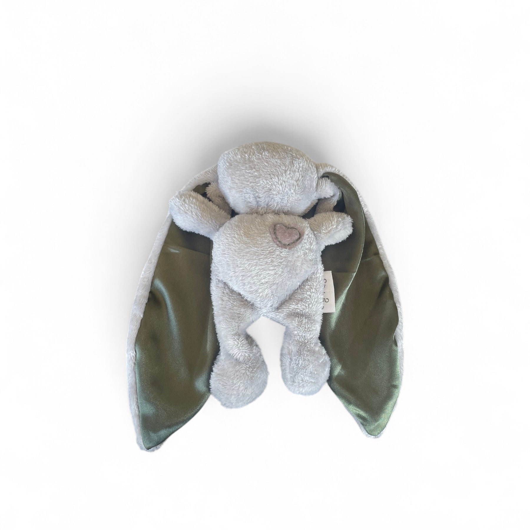 Cuddle Bunny Mini - Grey/Forest Ears - Bubbadue