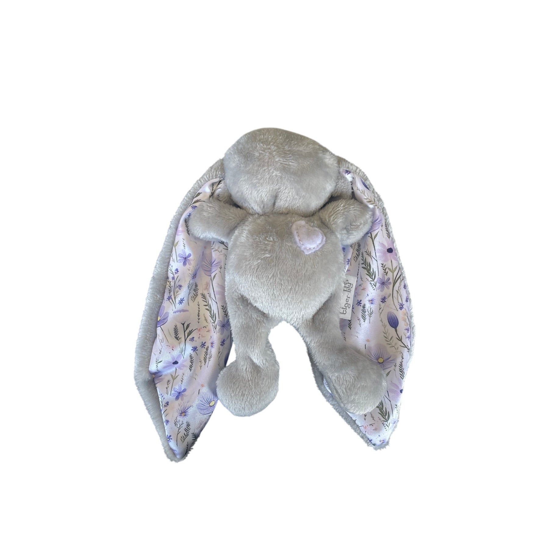 Cuddle Bunny Mini - Grey/Lilac Jardin Ears - Bubbadue