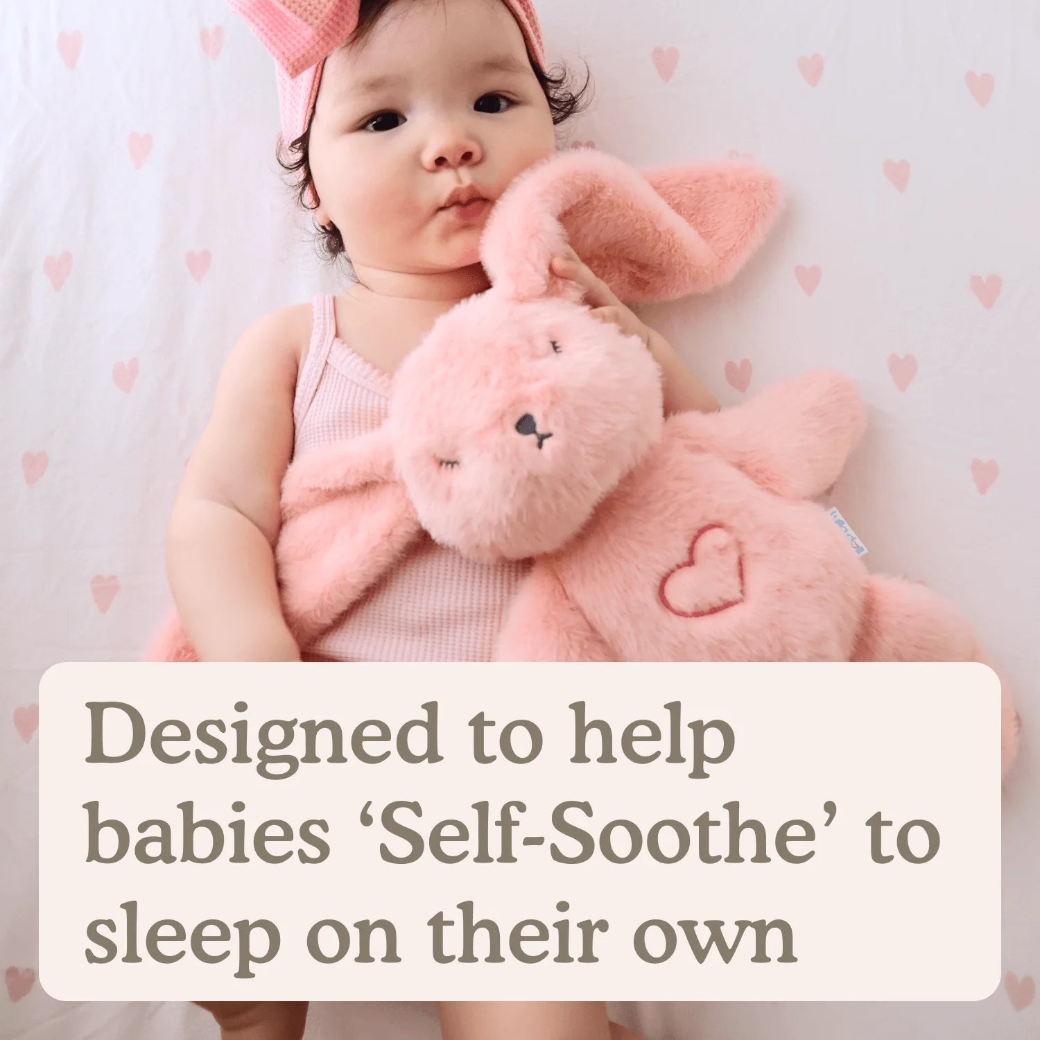 Lulla Bunny Pink | All Night Baby Sleep Soother
