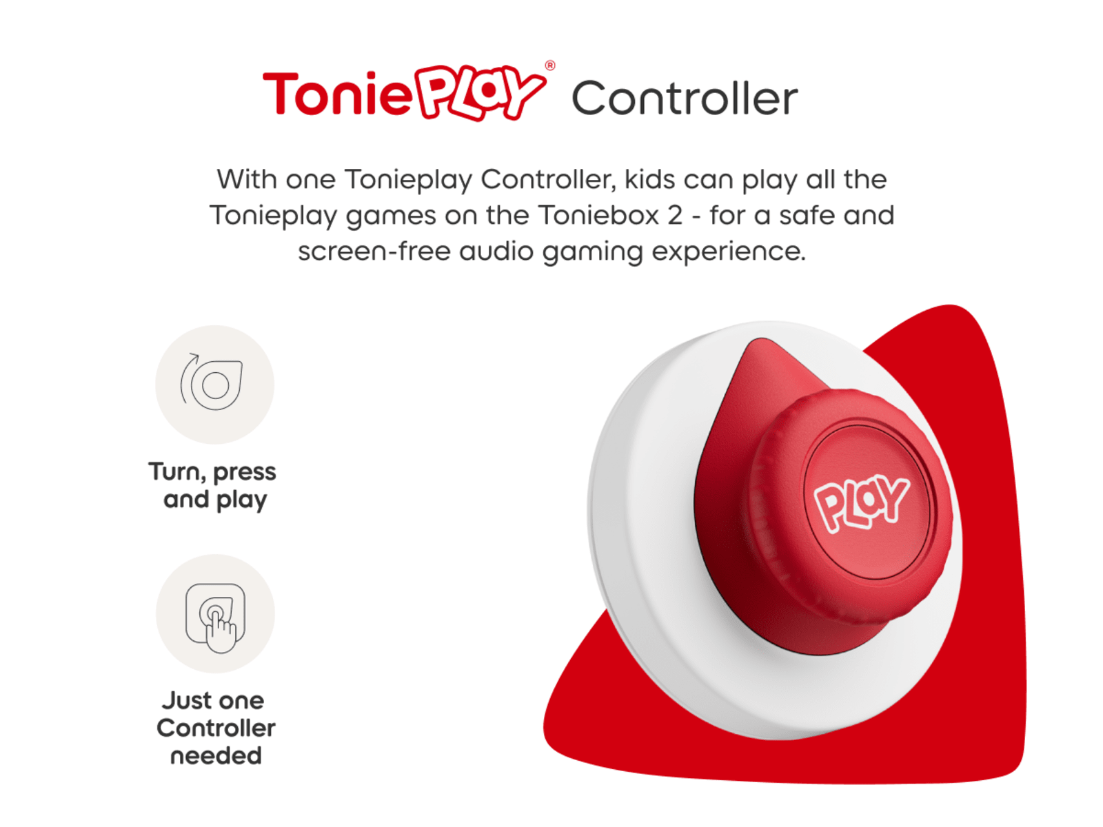 Tonieplay Controller Sunset Red