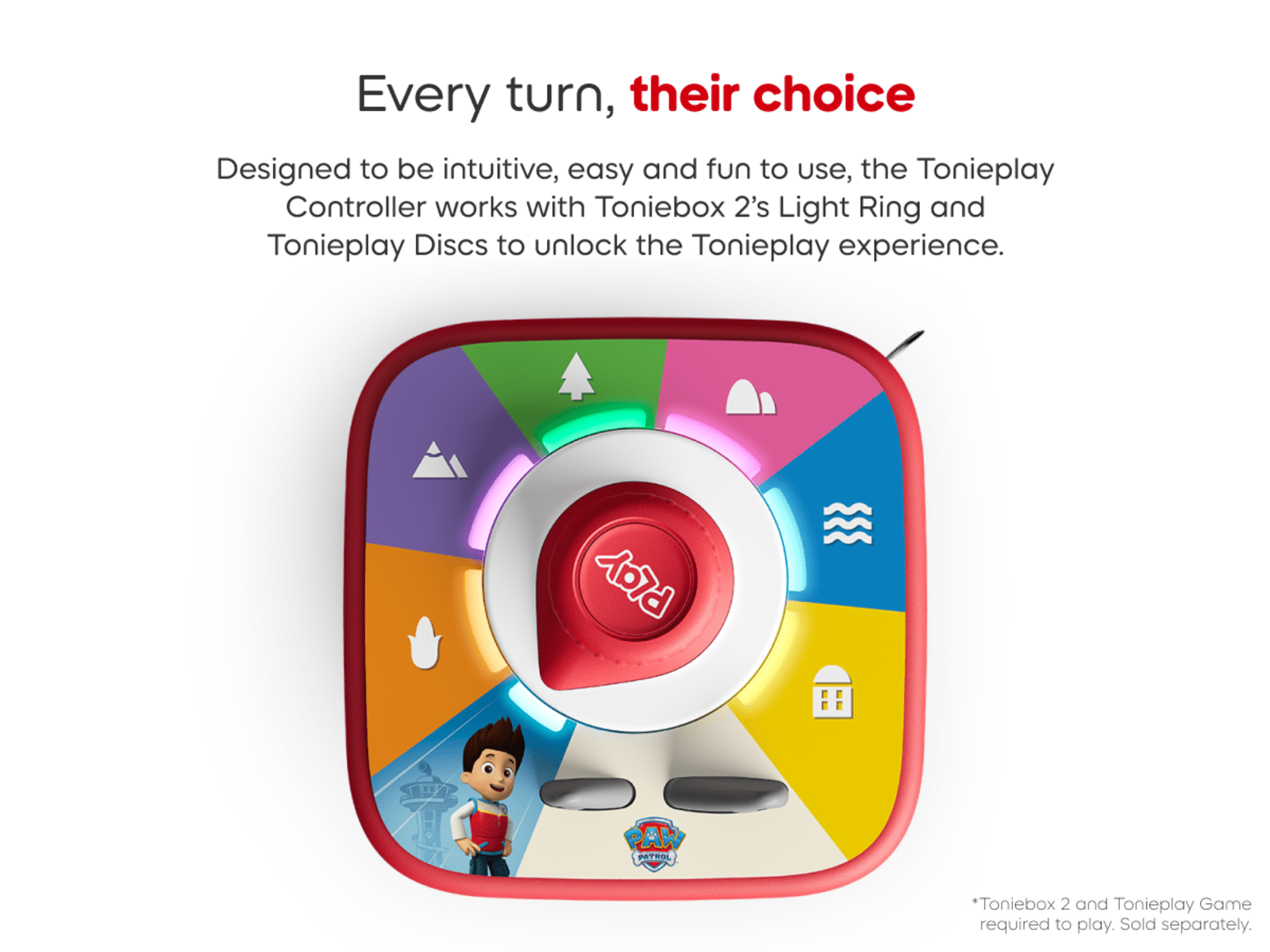 Tonieplay Controller Sunset Red