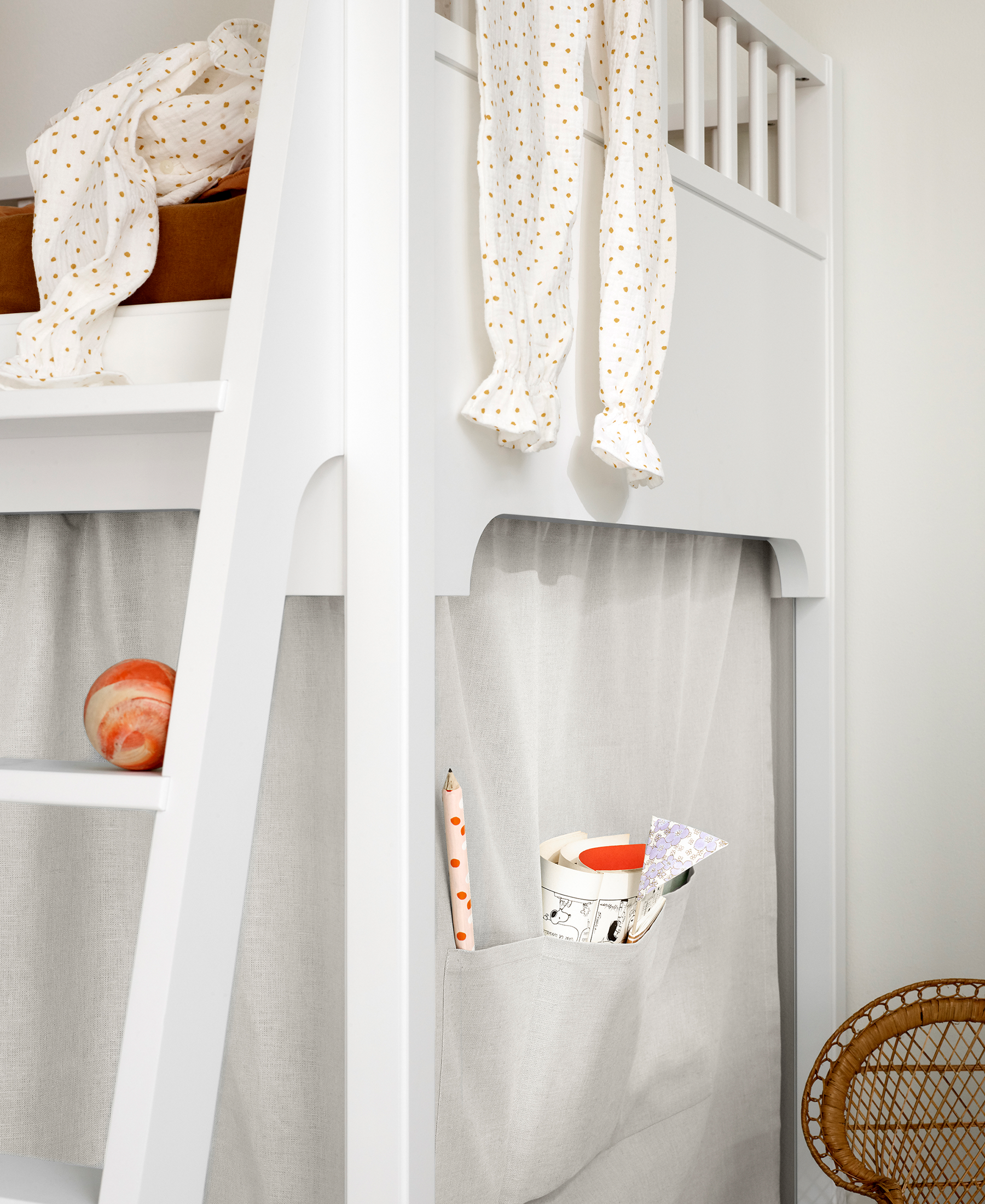 Curtain For Seaside Classic Low Loft Bed - Grey