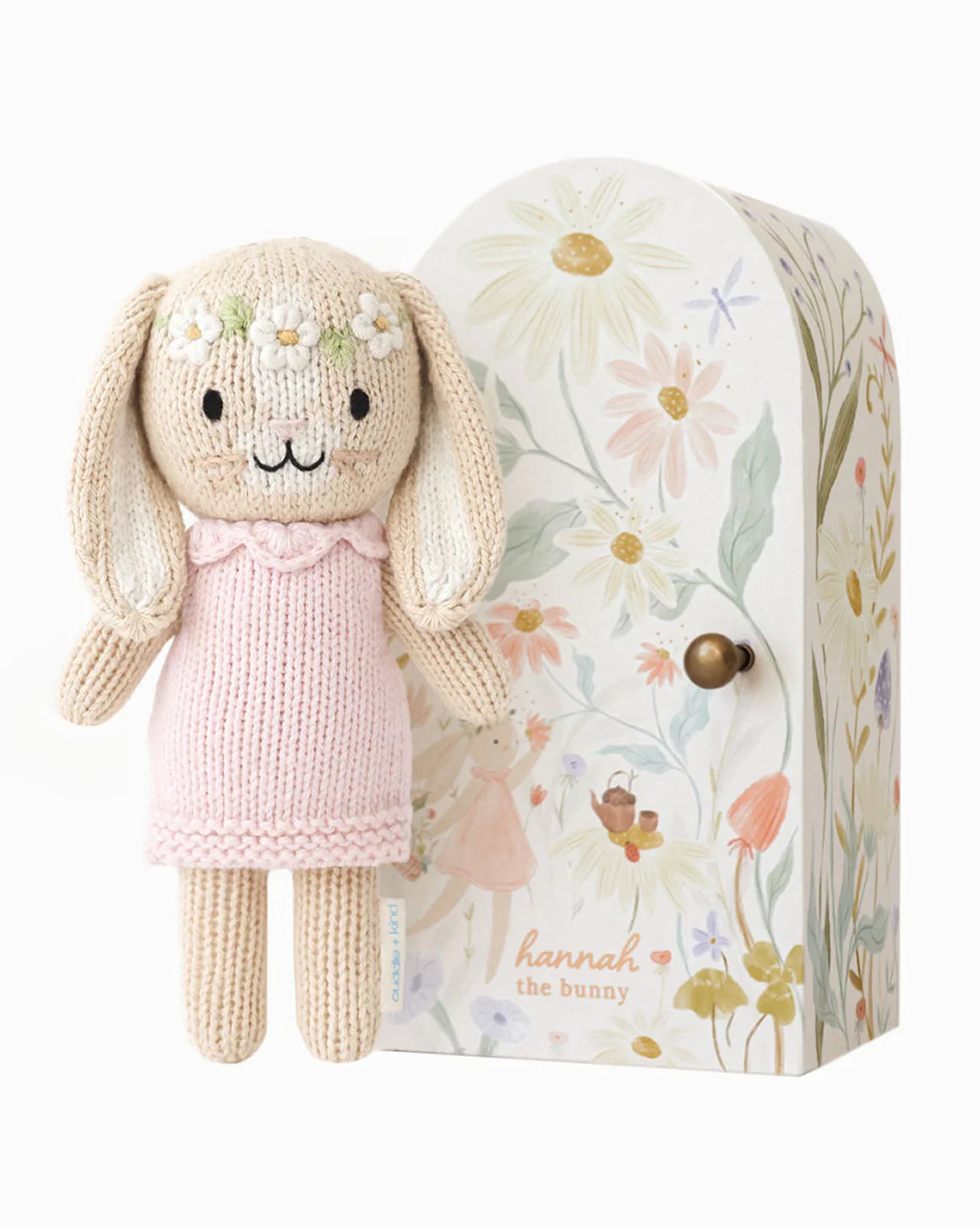 Tiny Hannah the Bunny (Blush) - Cuddle + Kind - Bubbadue