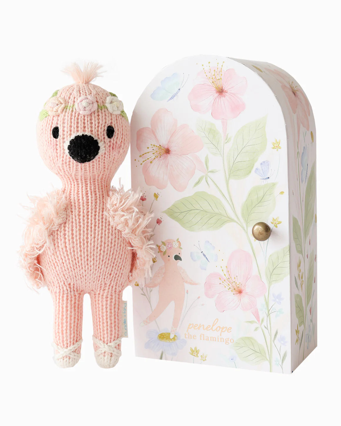 Tiny Penelope the Flamingo - Cuddle + Kind - Bubbadue