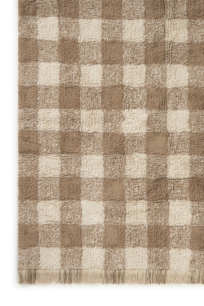 Lorena Canals Washable Rug Vichy - Marron