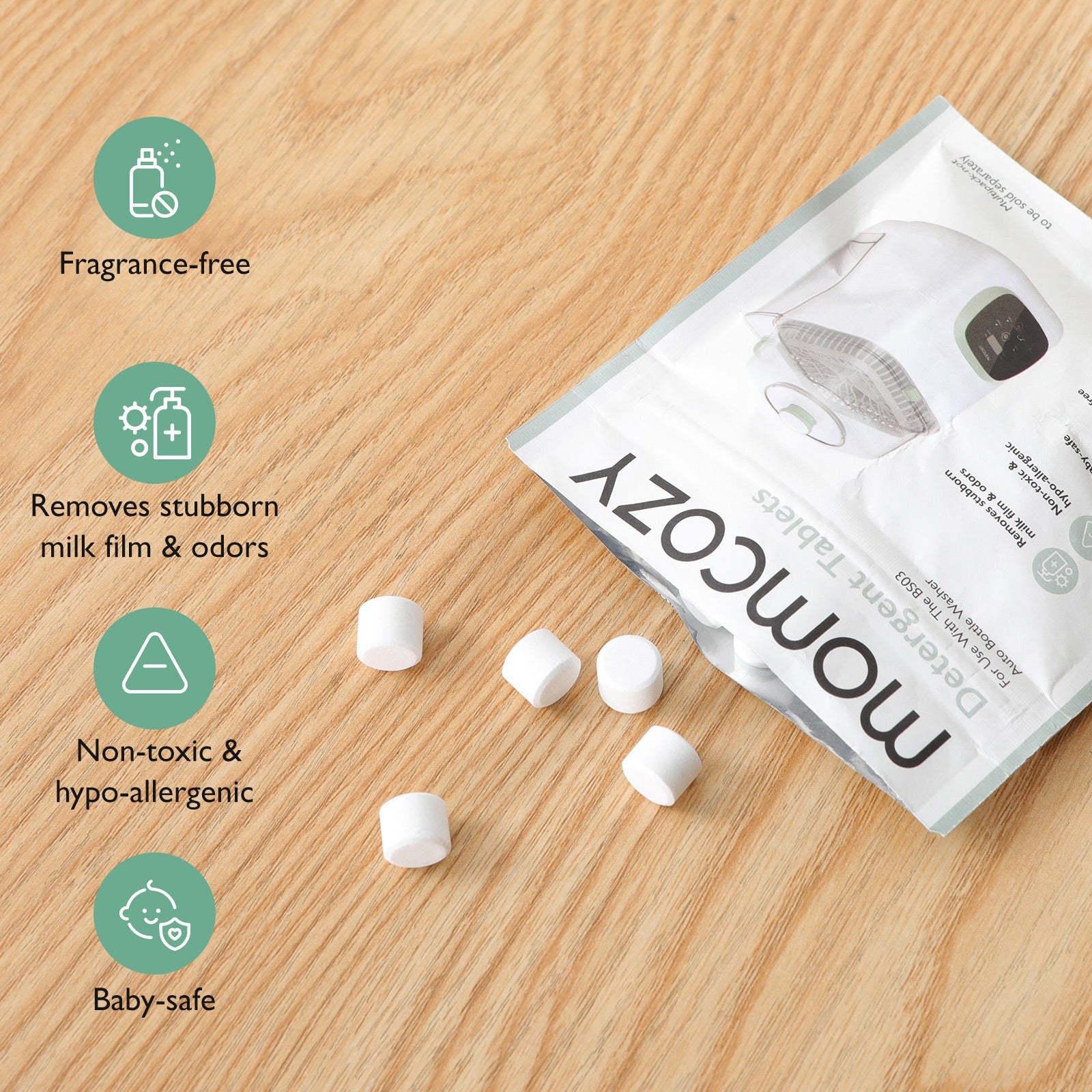 Momcozy Detergent Tablets pack