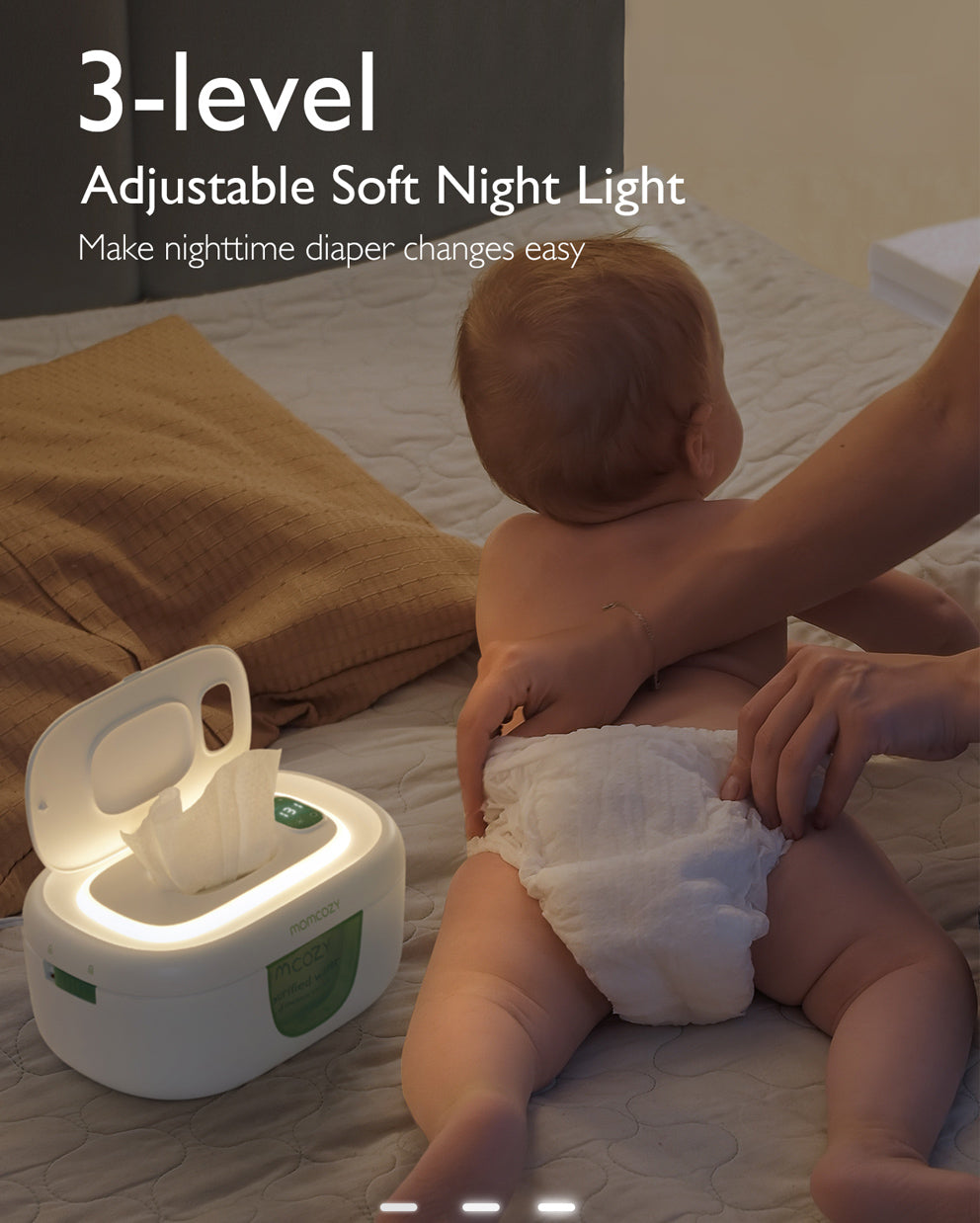 Momcozy wipe warmer night light