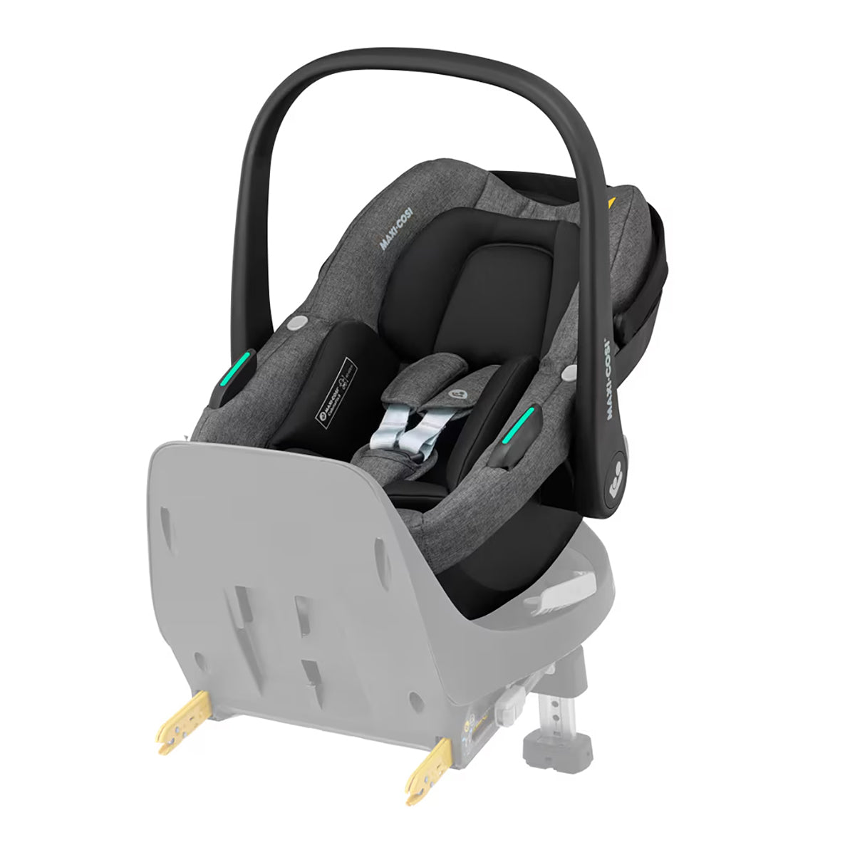 Zelia S Trio² Travel System: Zelia S Trio² Stroller + CabrioFix i-Size Car Seat + Nursery Bag - Dark Grey
