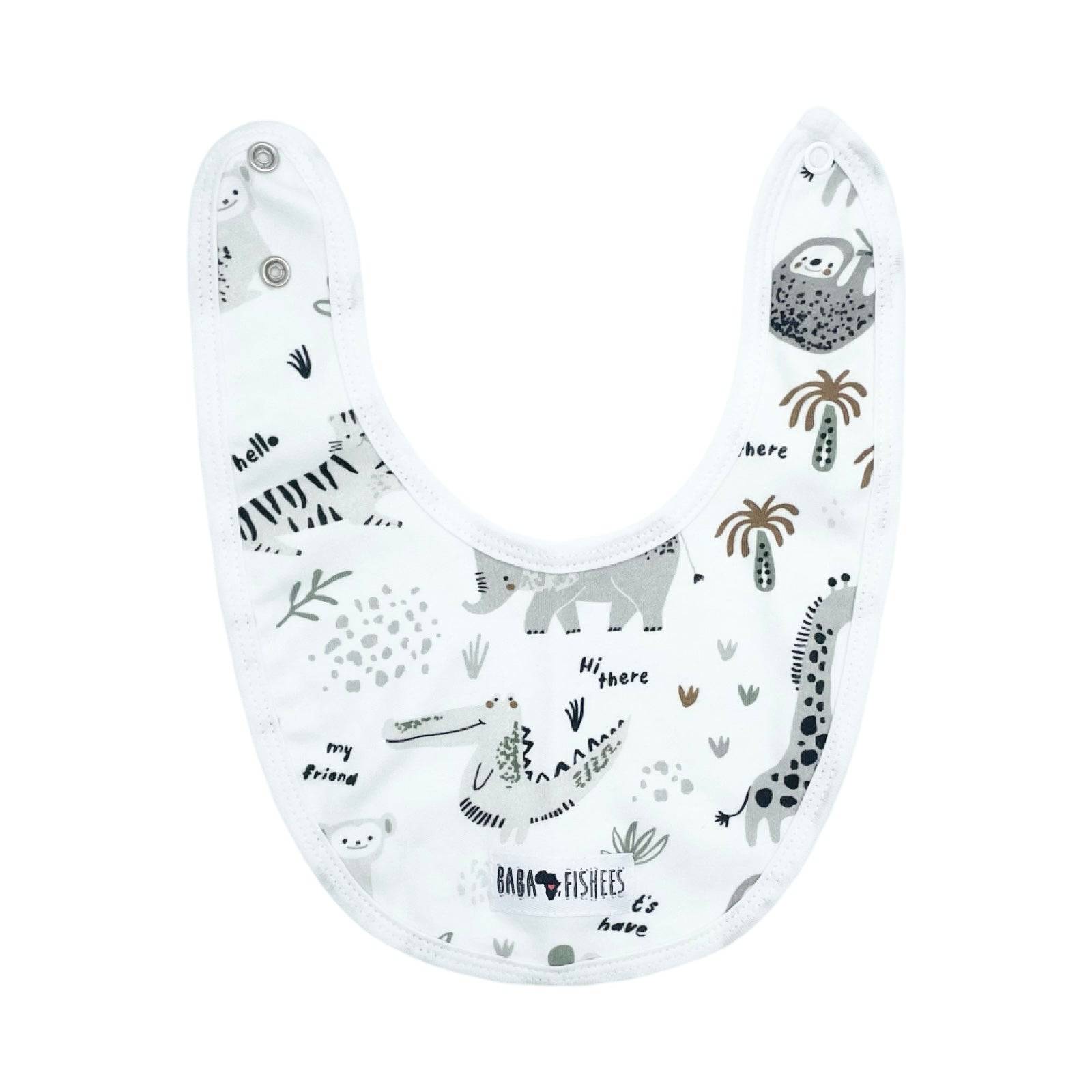 Printed Feeding Bibs - Bubbadue