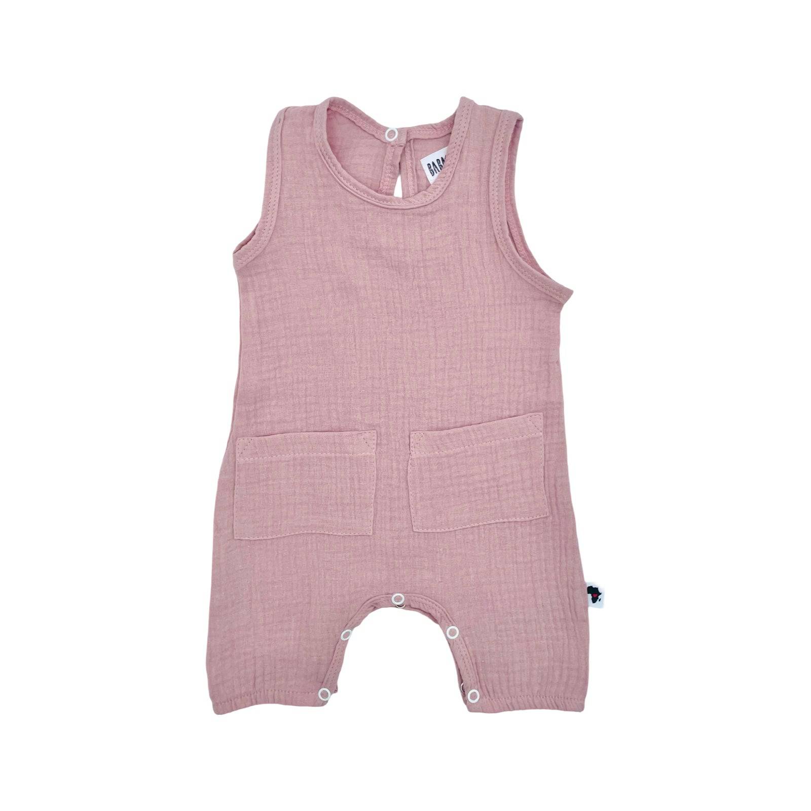 Muslin Romper (0-3 Months) - Bubbadue