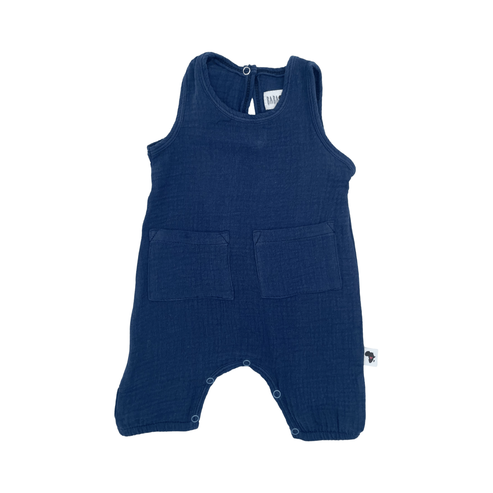 Muslin Romper (0-3 Months) - Bubbadue