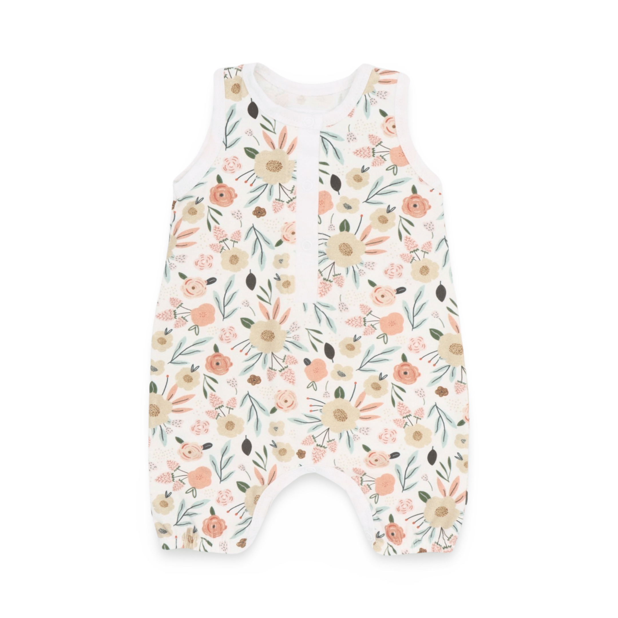 Henley Romper (0-3 Months) - Bubbadue