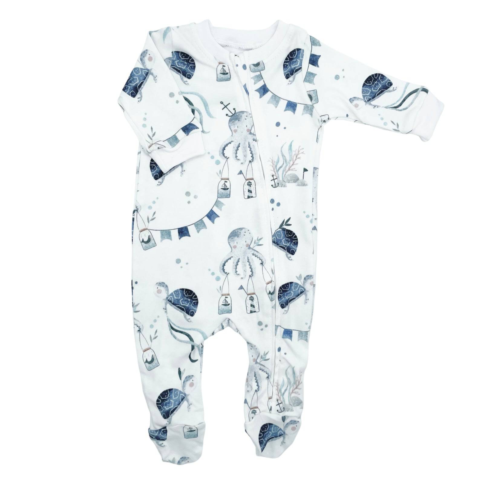 Footy Rompers (0-3 Months) - Bubbadue