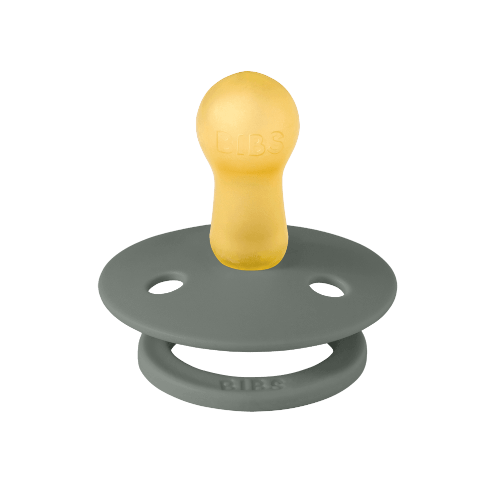 BIBS Colour Pacifier Pine round nipple - Bubbadue