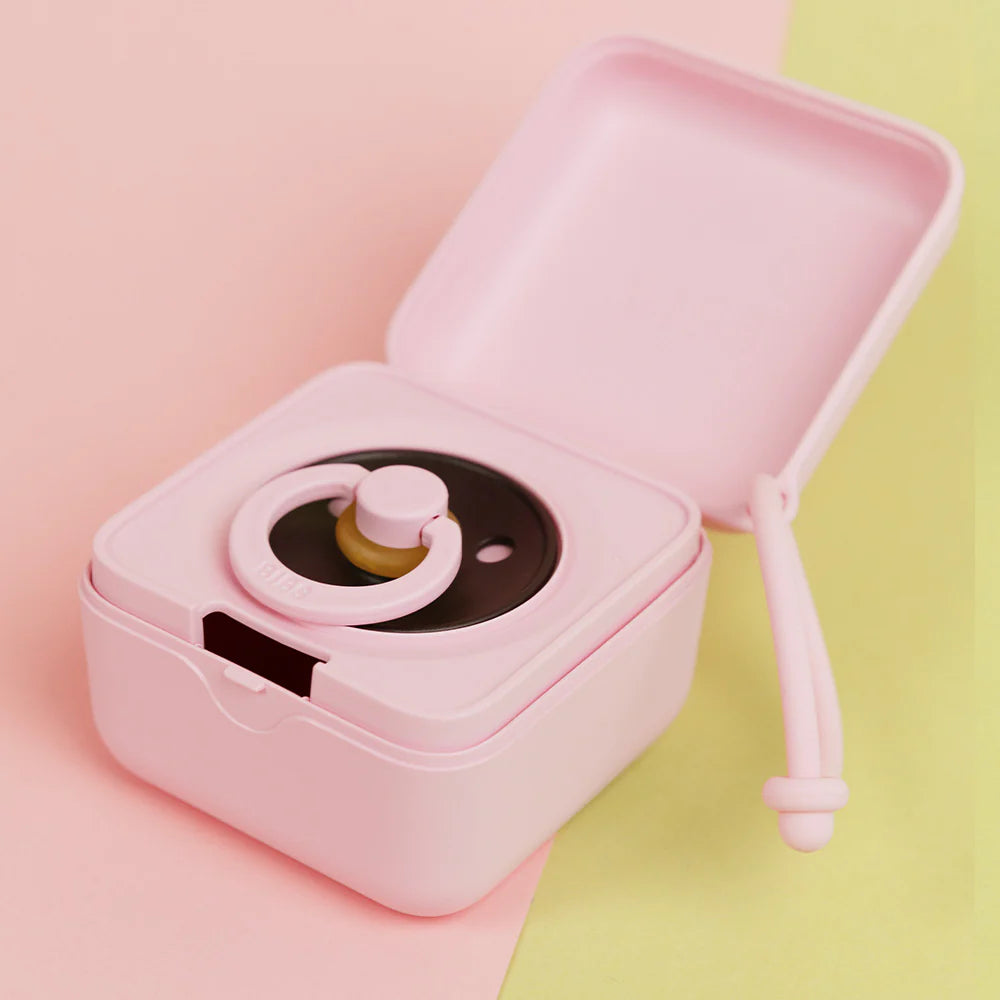 BIBS Pacifier Box - Baby Pink - Bubbadue
