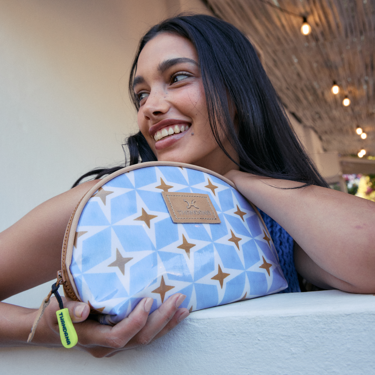 Thandana Big Mouth Bag - Laminated Fabric