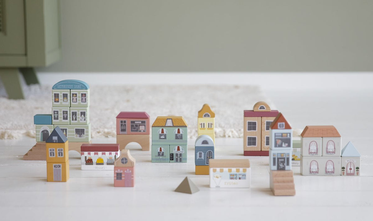 Little Dutch Railway Train Extension Set - Blocks City