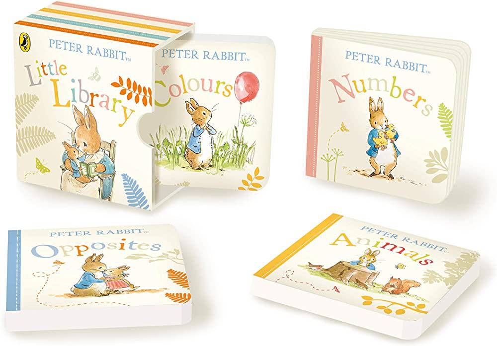 Peter Rabbit's Little Library Board Books - Bubbadue