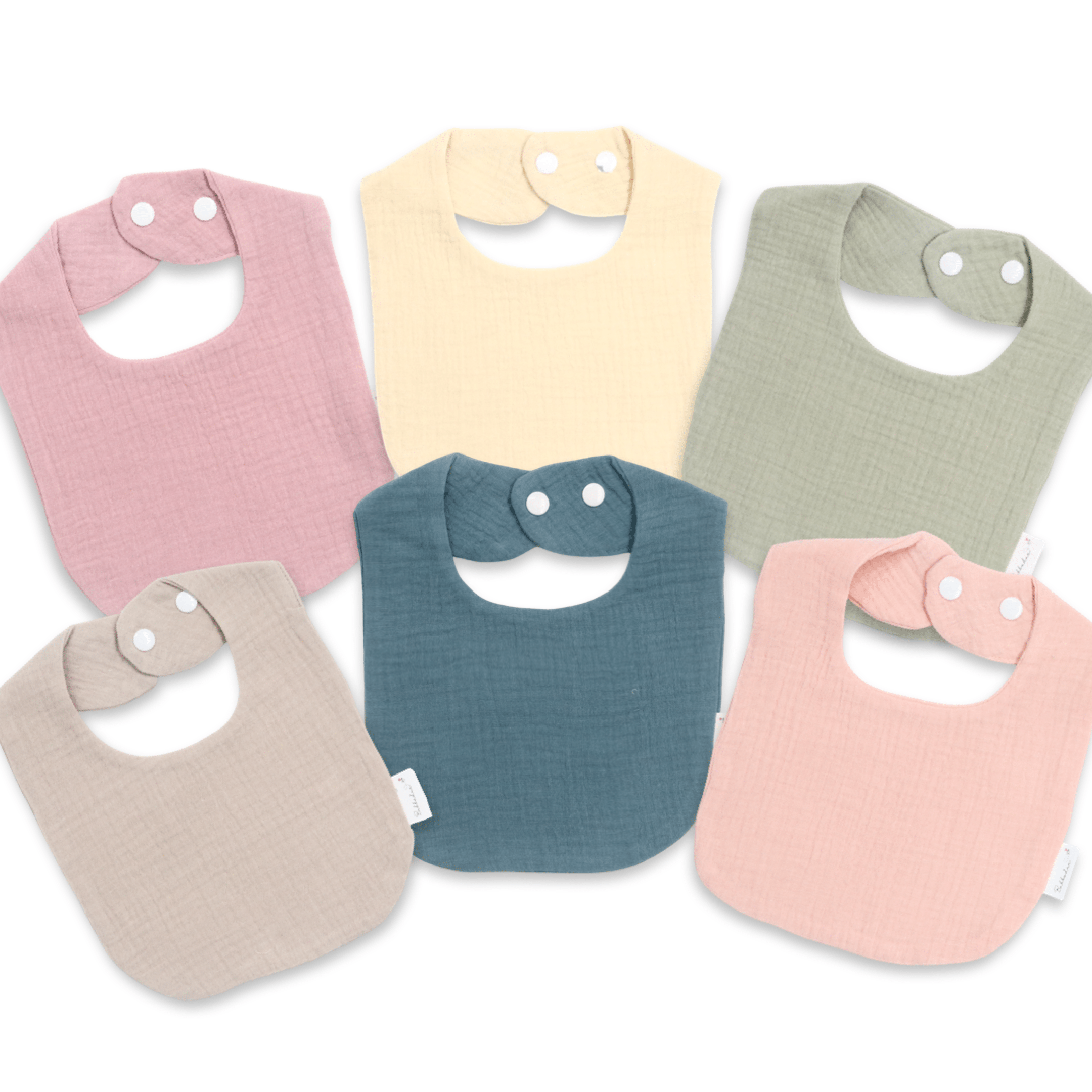 Bubbadue Baby Muslin Bibs - Buy 3 Get 1 Free - Bubbadue