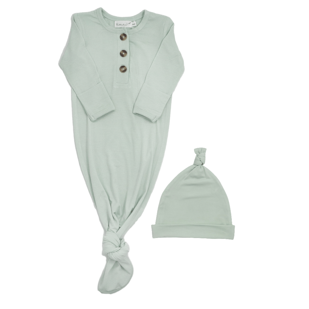 Bubbadue Baby Knotted Sleep Sack & Beanie Set - Bubbadue