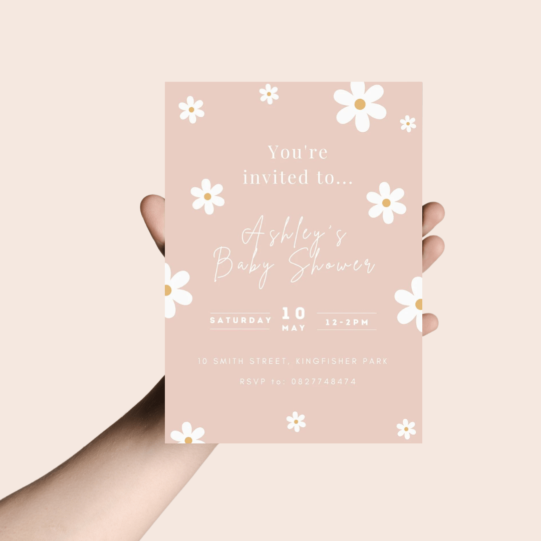 Digital Baby Shower Invites - Bubbadue