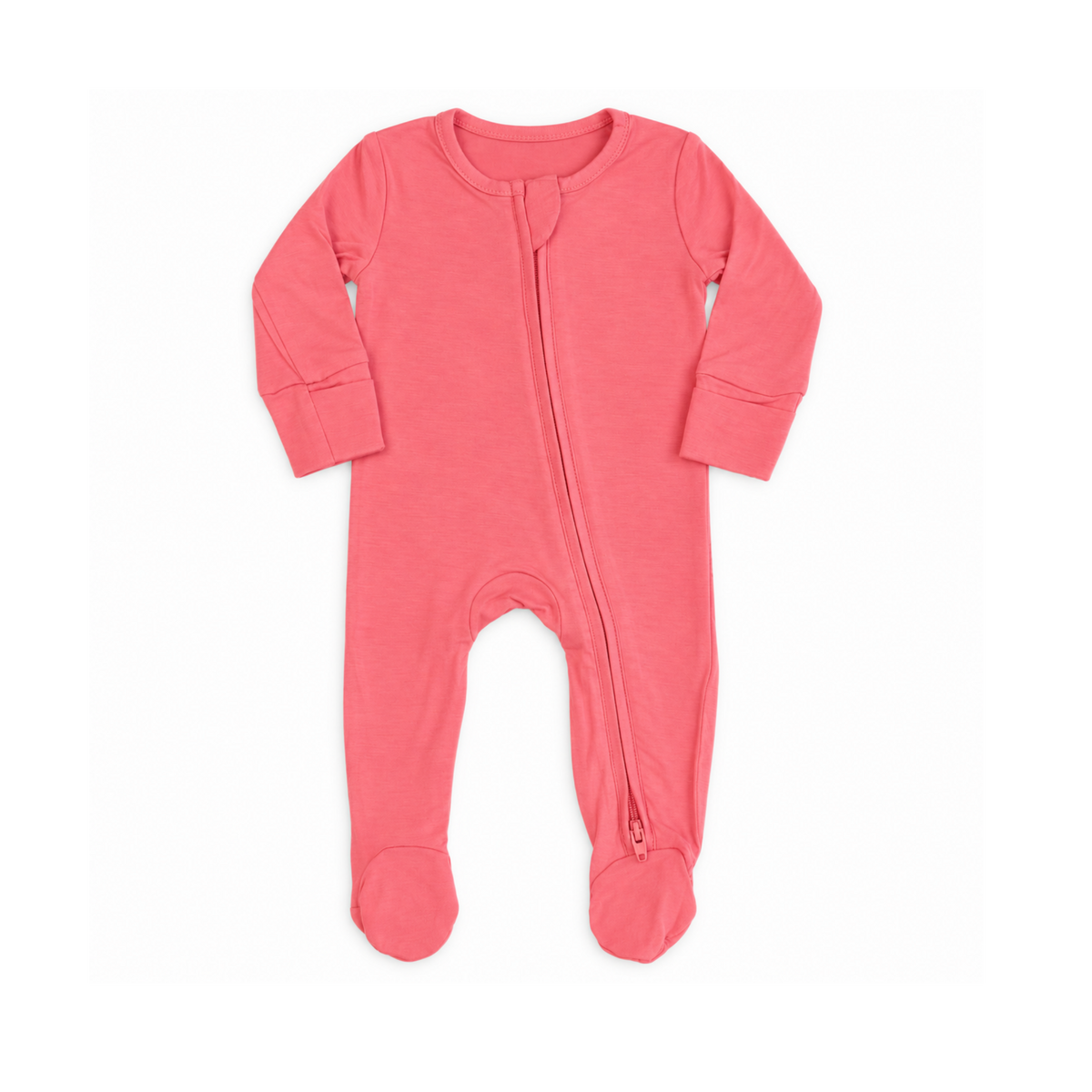 Bubbadue BubbaGrow Guava baby footies with colorful guava fruit pattern and soft fabric for comfortable wear