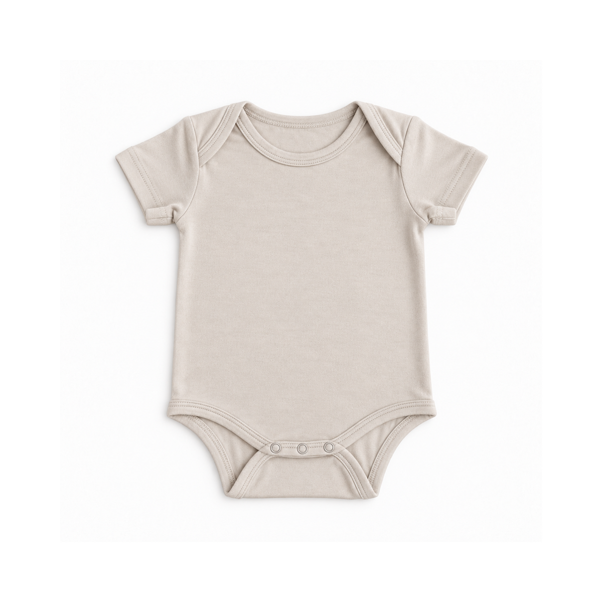 BubbaGrow Short Sleeve Vest - Sand