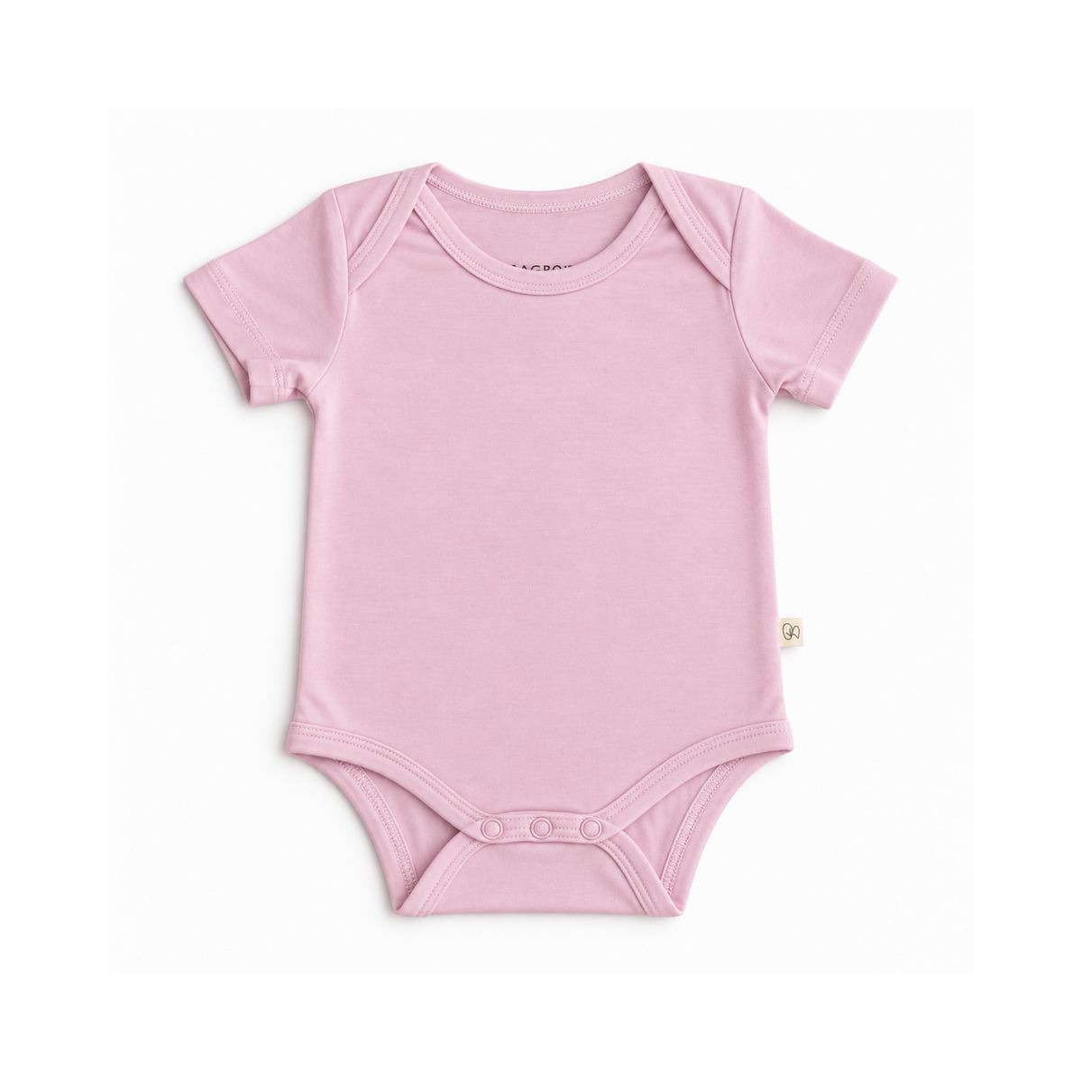 BubbaGrow Short Sleeve Vest - Rose