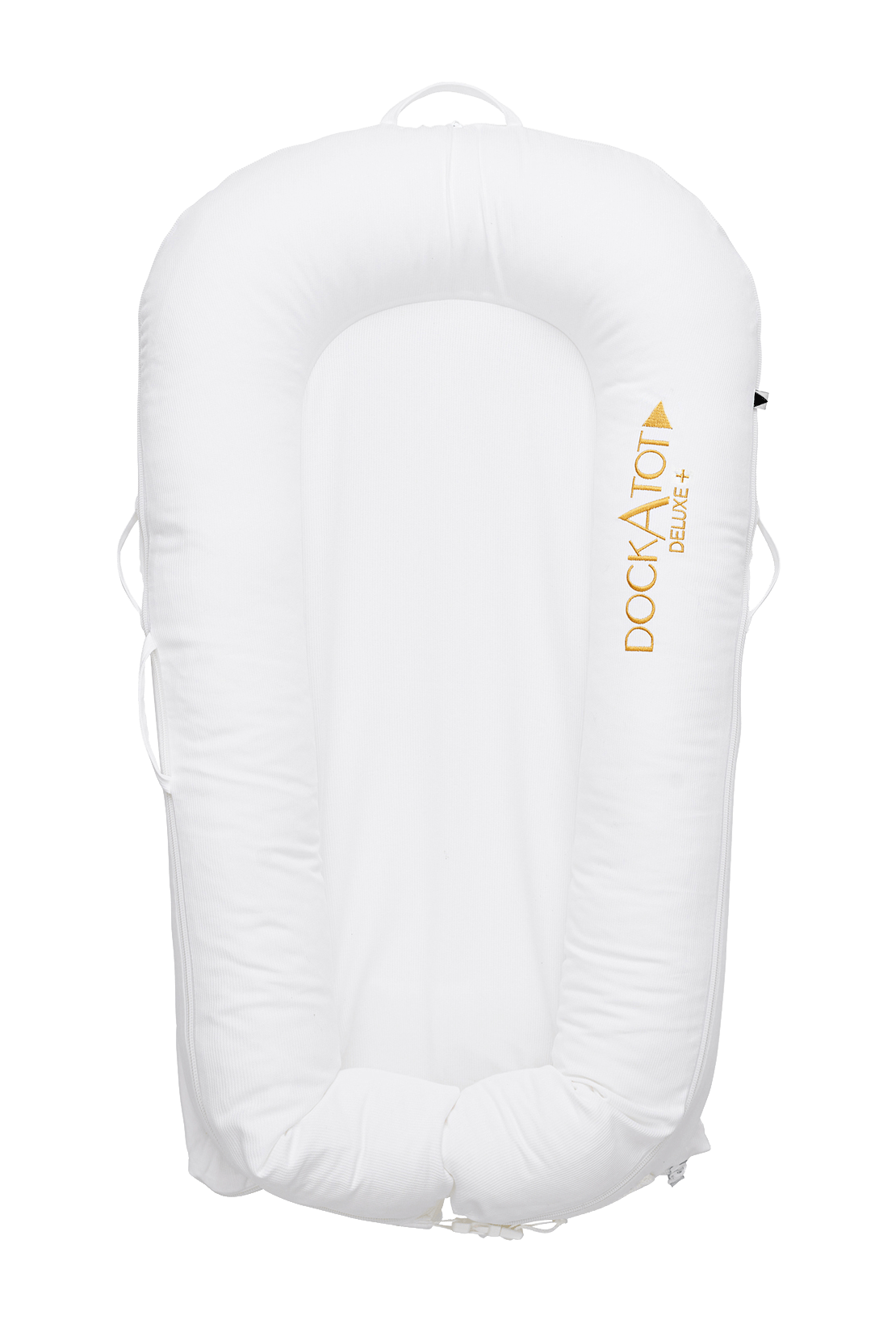 DockATot Deluxe+ (0-8 Months) - Pristine White - Bubbadue