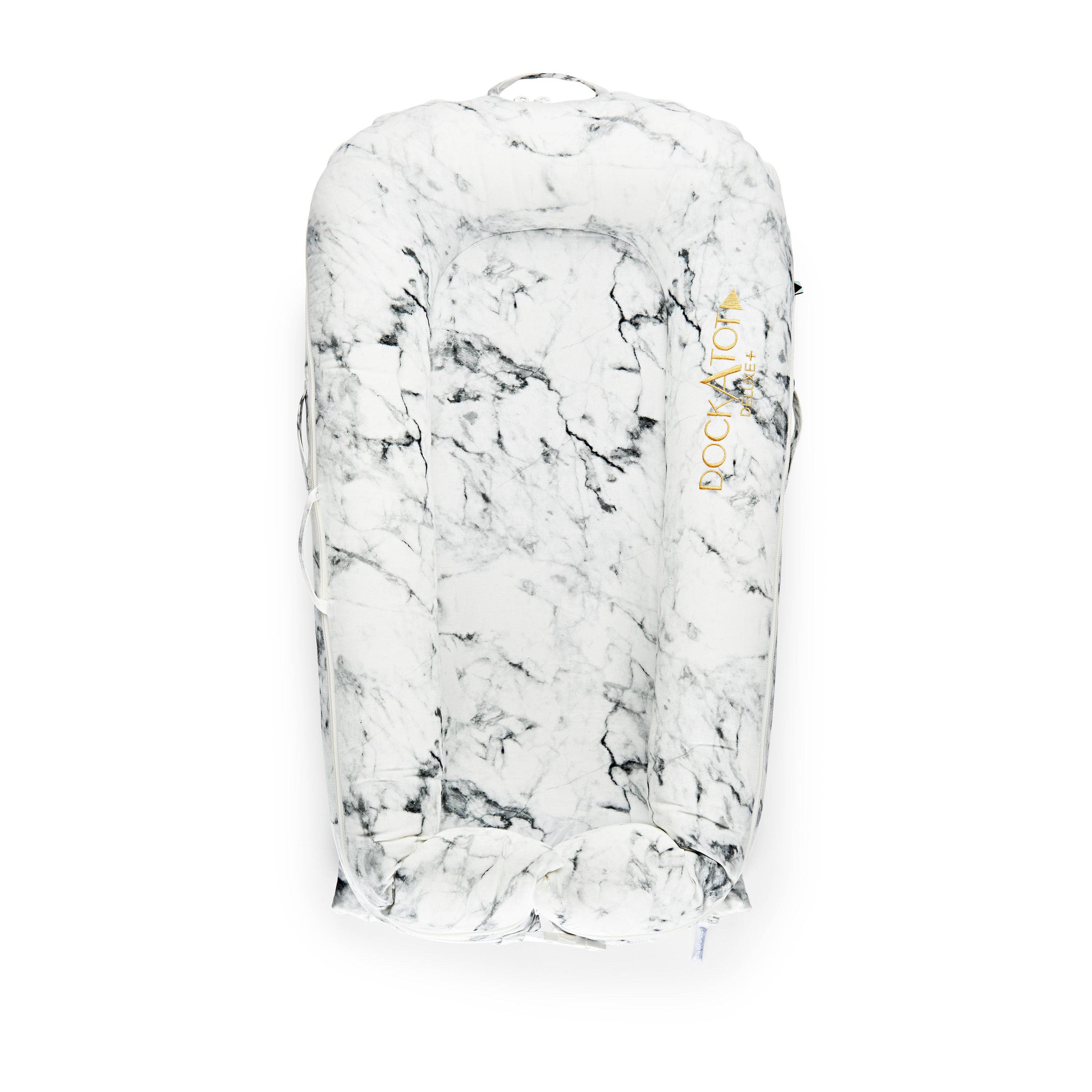 DockATot Deluxe+ Cover Only - Carrara Marble - Bubbadue