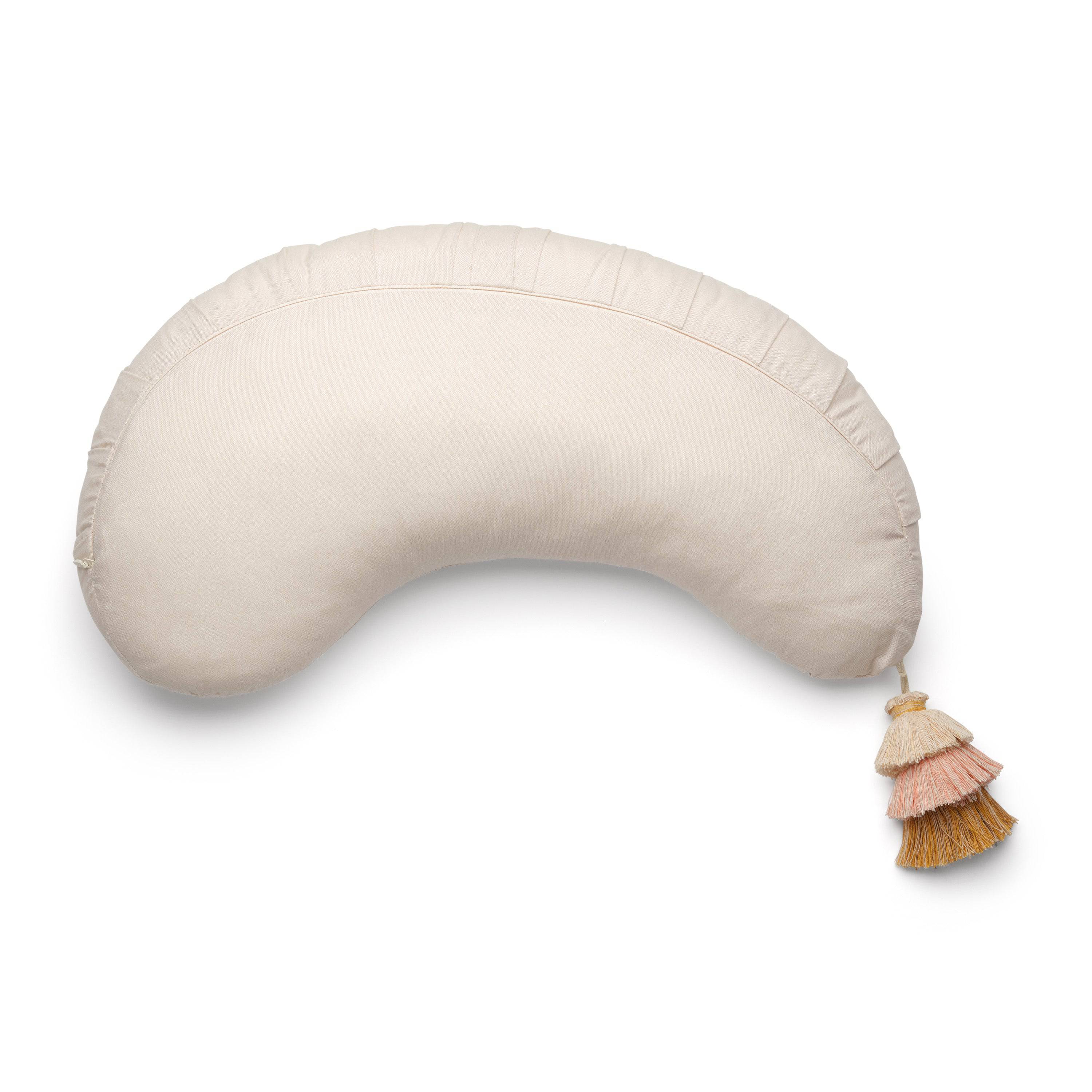 La Maman Wedge Feeding Pillow - Sand Chambray - Bubbadue