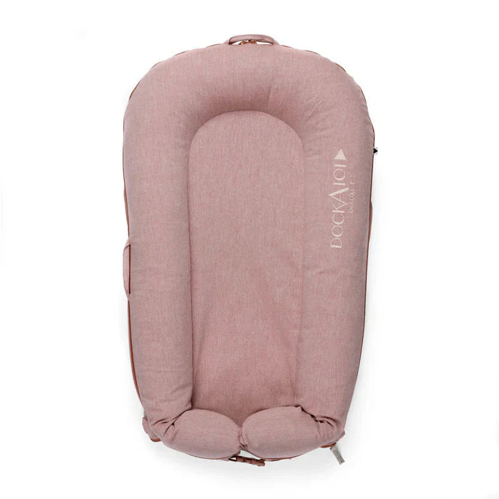 Deluxe+ Dock (0-8 months) - Ginger Chambray - Bubbadue