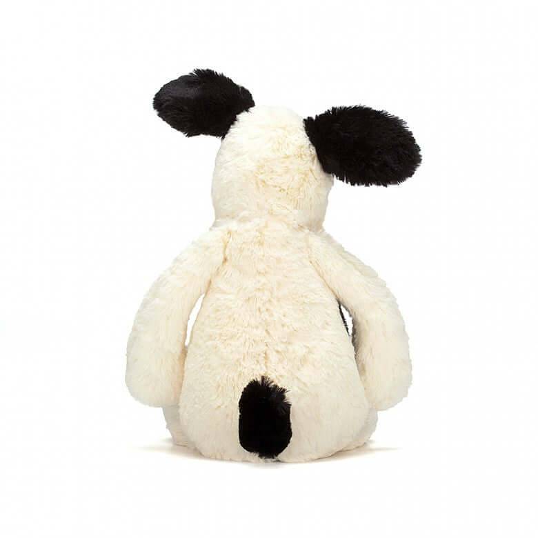 Bashful Black & Cream Puppy (H31xW12) - Jellycat - Bubbadue