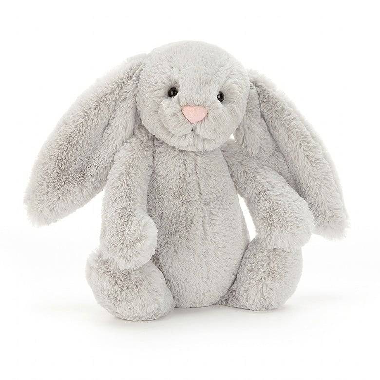 Bashful Silver Bunny - Jellycat - Bubbadue