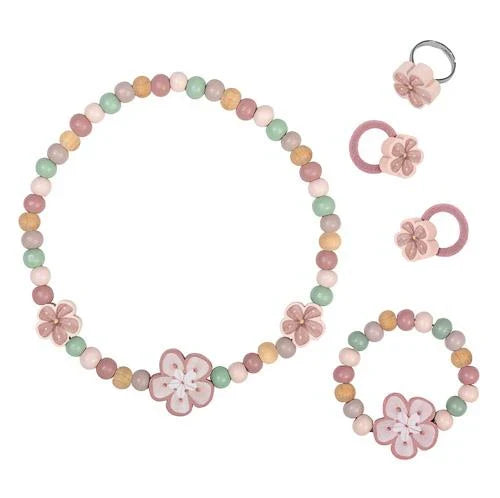 Little Dutch Wooden Jewellery Set Flowers