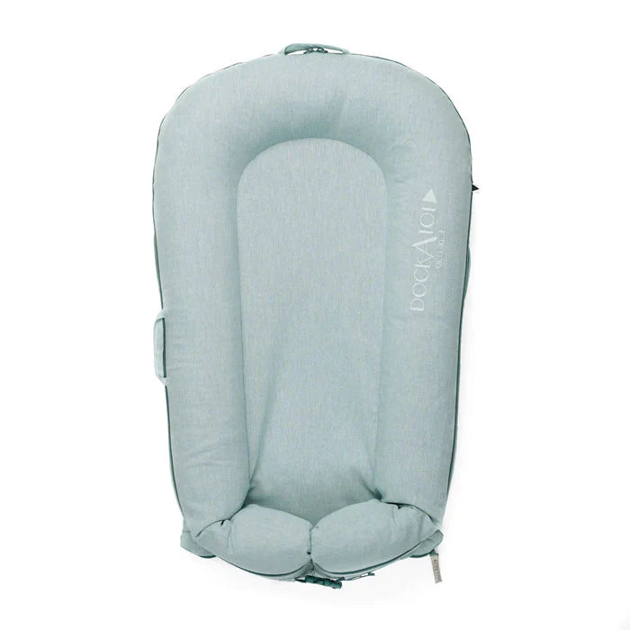 Deluxe+ Dock (0-8 months) - Marine Chambray - Bubbadue