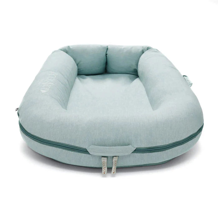 Deluxe+ Dock (0-8 months) - Marine Chambray - Bubbadue