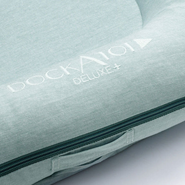 Deluxe+ Dock (0-8 months) - Marine Chambray - Bubbadue