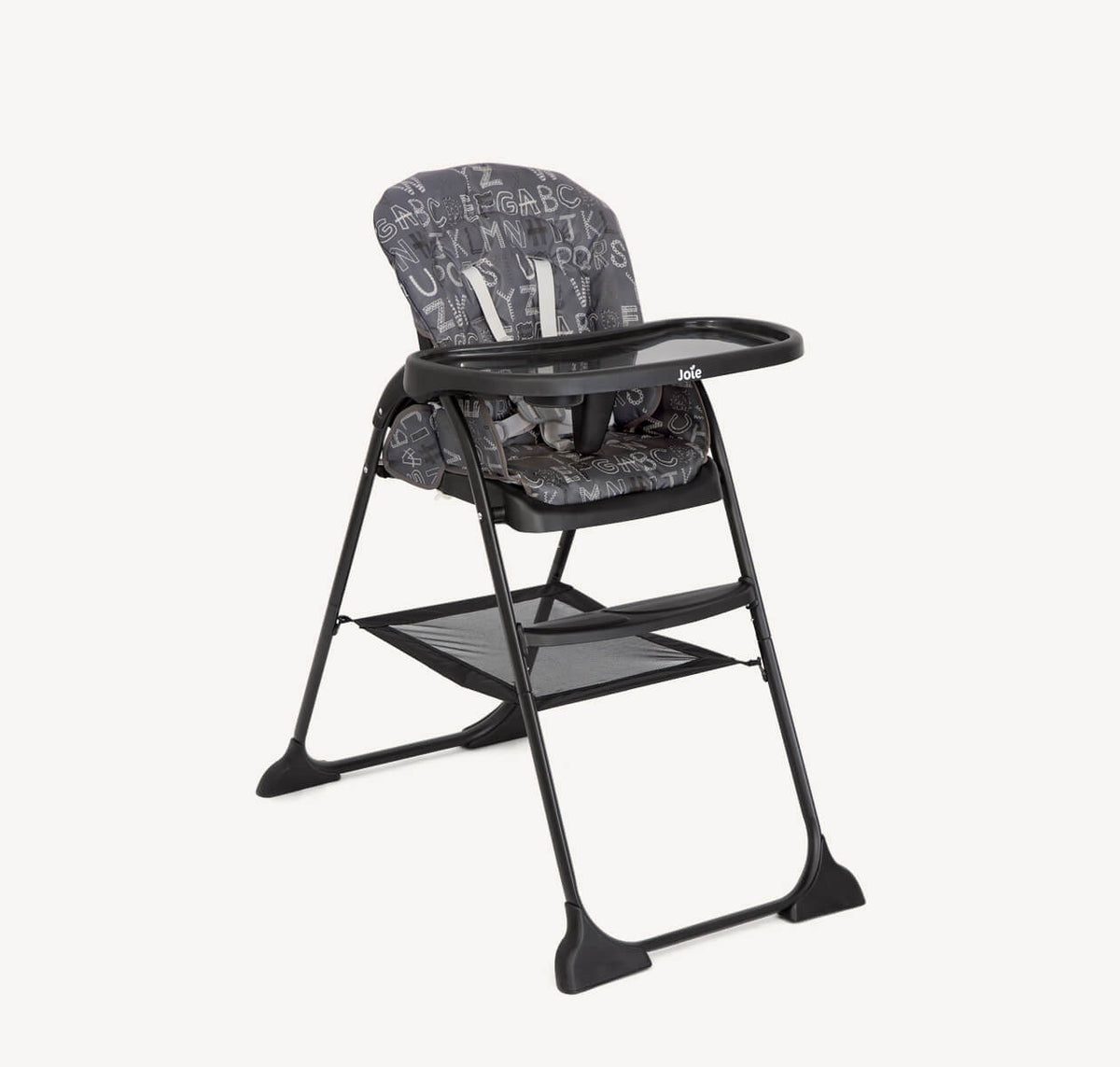 Joie Mimzy Snacker High Chair - ABC Charcoal
