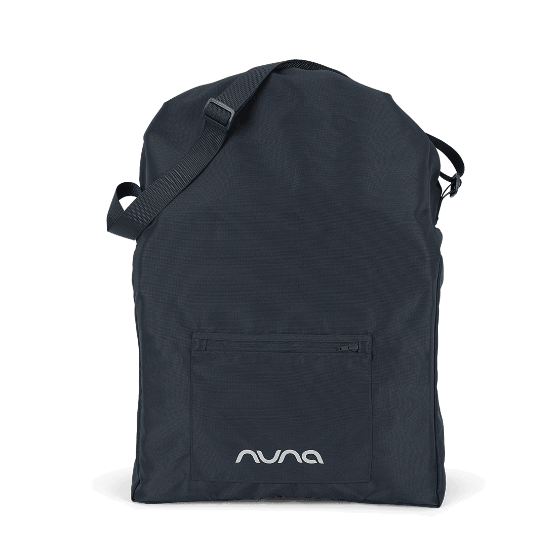 Nuna VIAA cabn Cabin Stroller in Caviar with travel bag and compact folded design