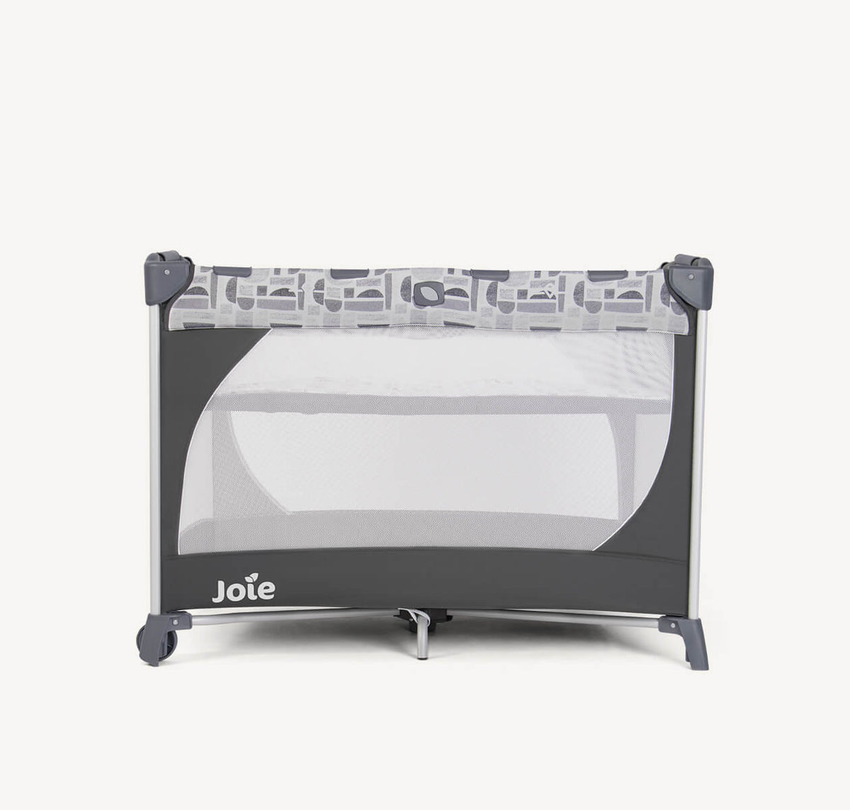 Joie Commuter Change Travel Cot Logan with bassinet, portable foldable design, ideal for travel and on-the-go naps.